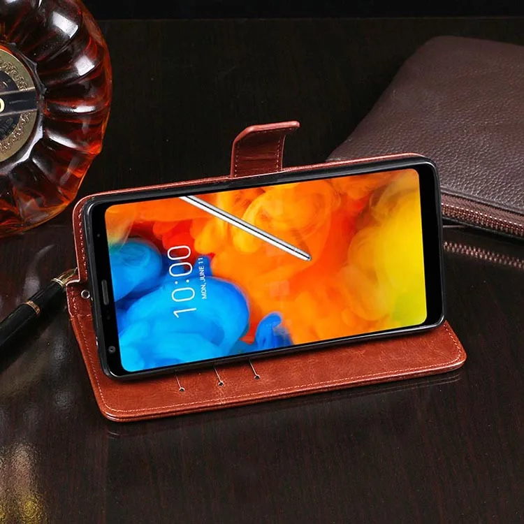 Для LG Q Stylus чехол Флип 6 2 дюйма кошелек для телефона из искусственной кожи Plus