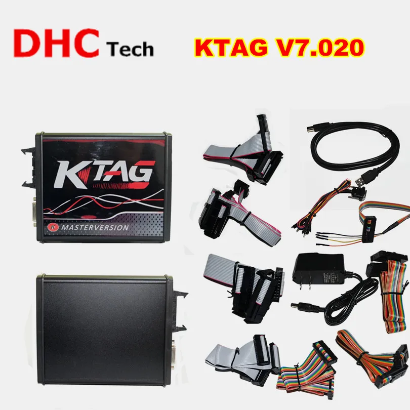 2019 Новые Онлайн Версия KTAG 7 020 без ограничений на количество подключений OBD2