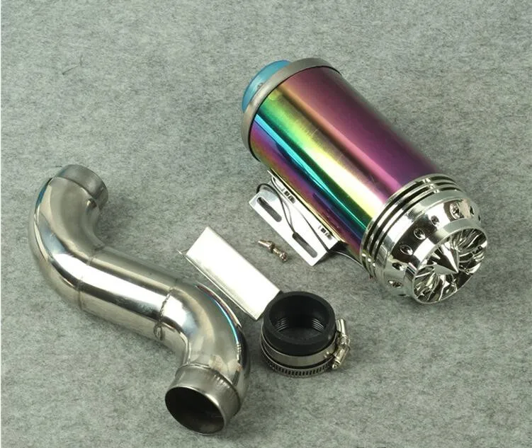 Цветной мотоциклетный воздушный фильтр с подсветкой/без света 48 мм для refires falcon gy6