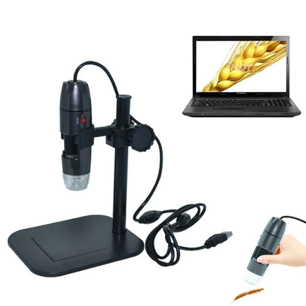 2018 горячая Распродажа Портативный Ручной Электронный Микроскоп 20-800 раз