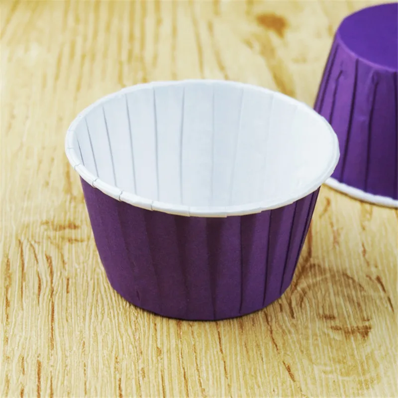 

100 Pcs/lot Paper Muffin Cupcake Paper Muffin Cases Cake Cup Stand Mold Kitchen Oven Baking Tools