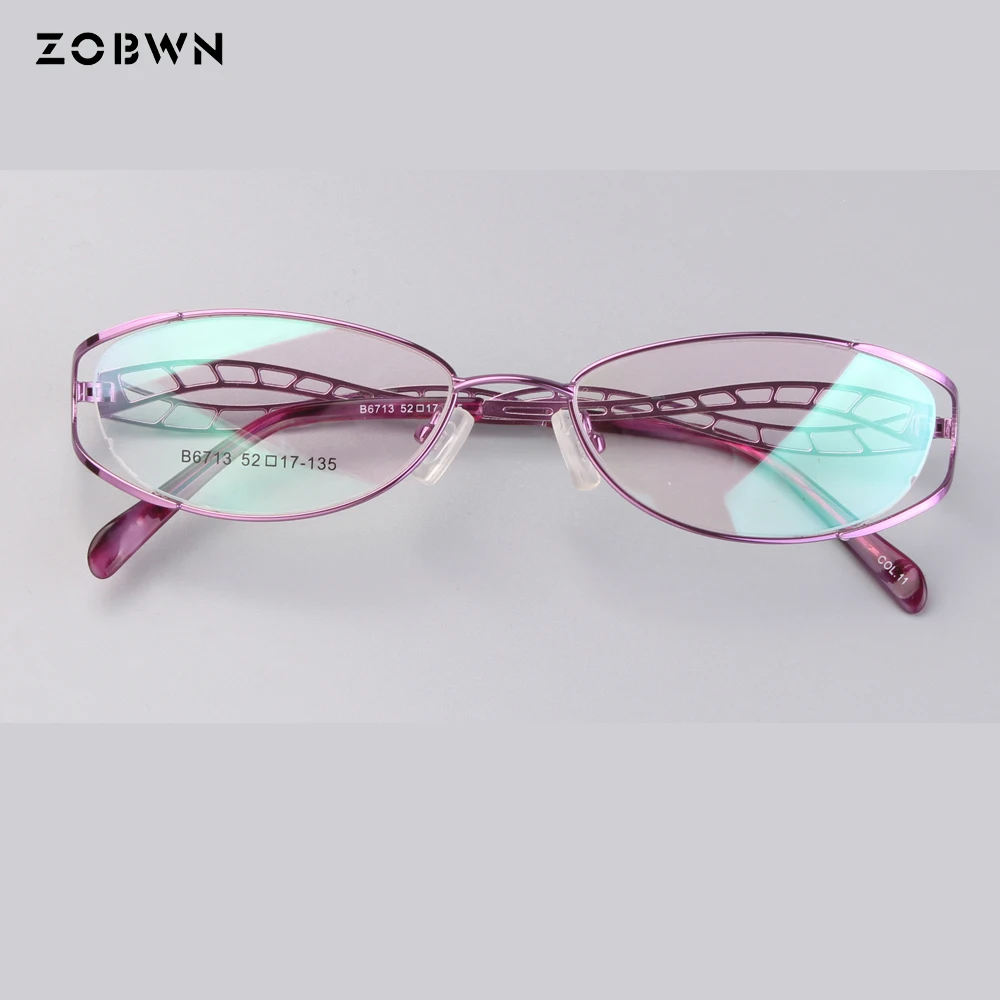 Очки Lunette женские винтажные с металлической оправой прозрачные оптические|clear