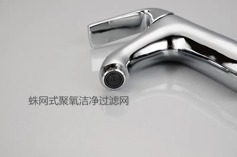 Free shipping Single lever bathroom basin faucet with polished chrome sink by solid brass mixer tap | Обустройство дома
