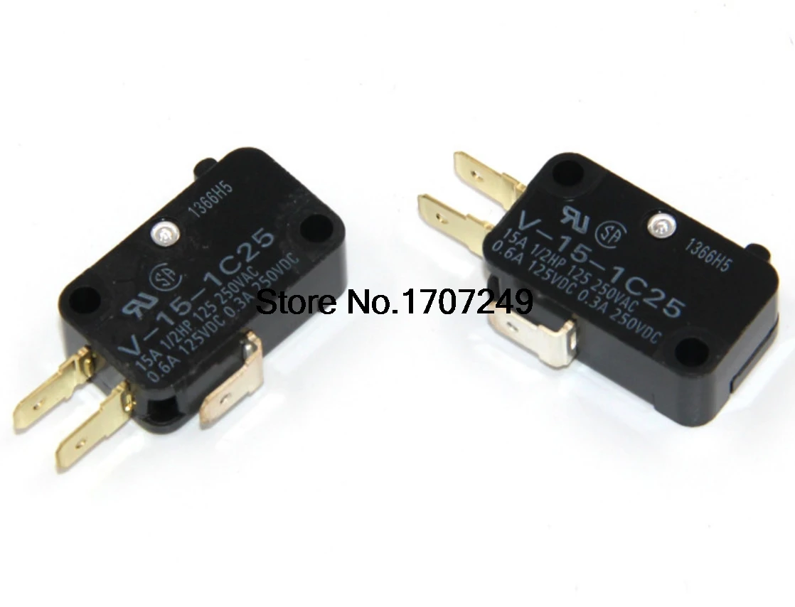 

10pcs/lot New original OMRON Travel switch limit switch micro switch V-15-1C25 15A 250VAC 1.96N open and closed self reset