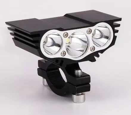 2 шт. фара мотоцикла светодиодный Совы из 3 светодиодный 2 светодиодный лампы фары 12V 20W 1200LM супер яркий светодиодный Autocycle головы лампы - Цвет: Сине-голубой