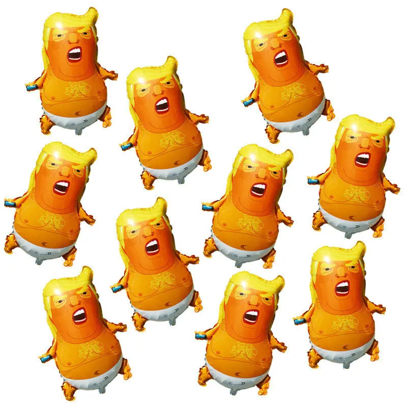 Забавные детские воздушные шары из фольги Trump 22 8 дюйма надувные вечерние