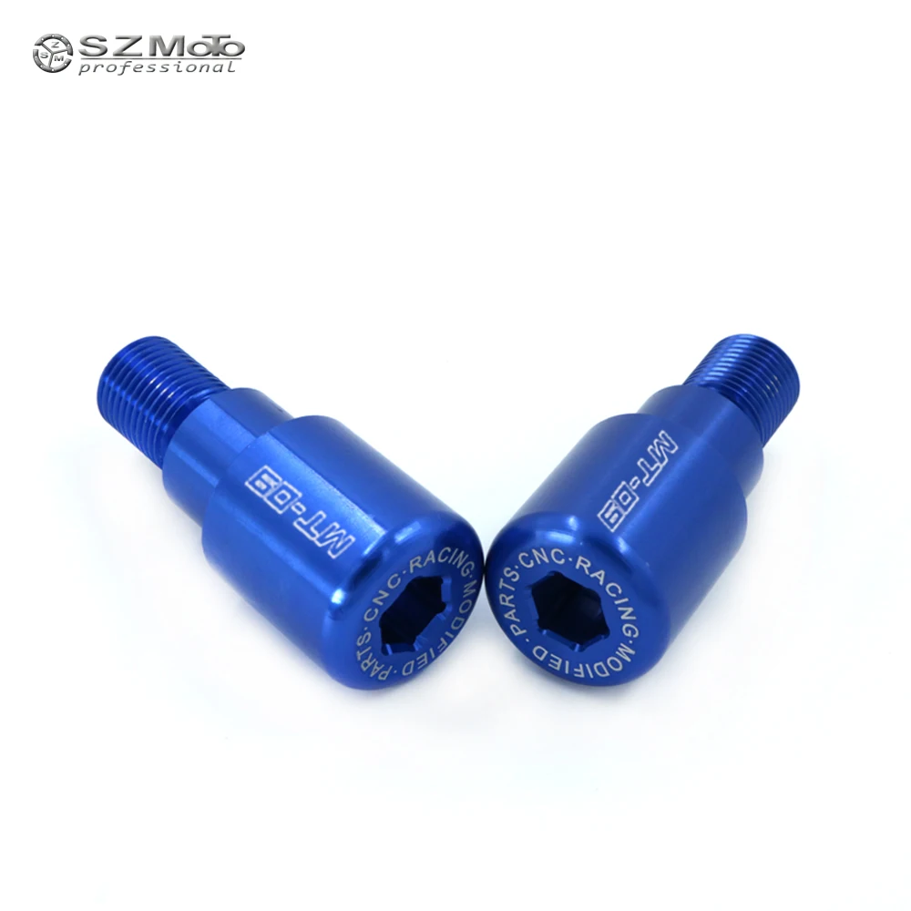 

Handlebar Grips For YAMAHA MT09 MT-09 MT 09 2014-2018 Motorcycle Accessories Bar Ends Hand Grip plug Slider Caps End