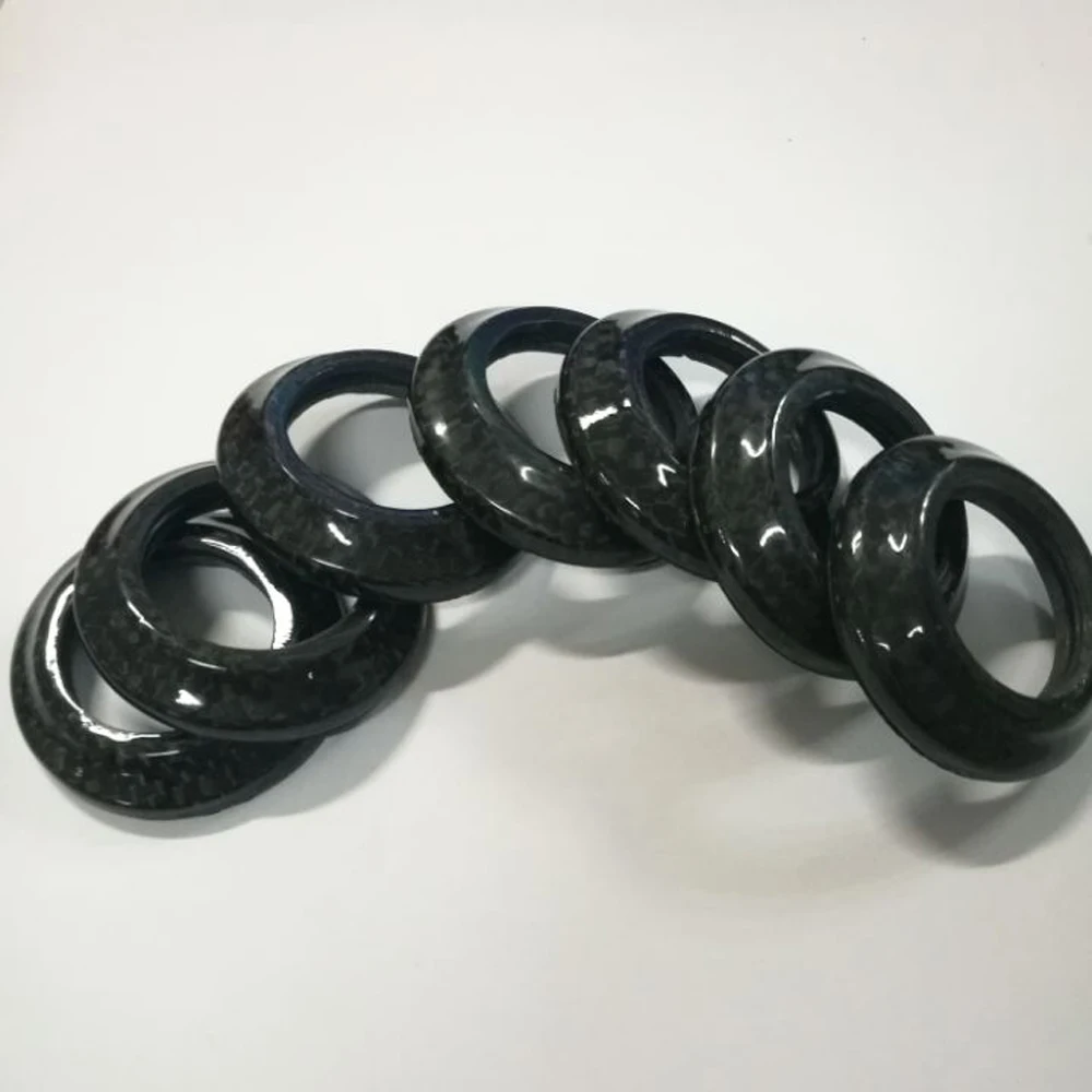 One peice 3K Глянцевая гарнитура из углеродного волокна Прокладка 1-1/8 ''Mtb дорожный