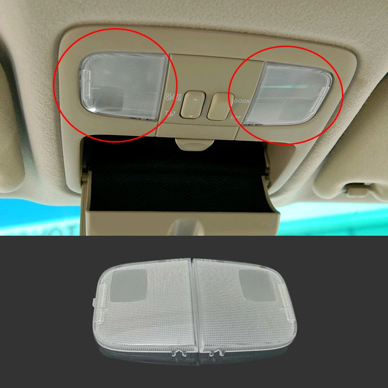 Внутренняя передняя лампа для чтения из АБС пластика Toyota Land Cruiser Prado FJ120 2003 2009