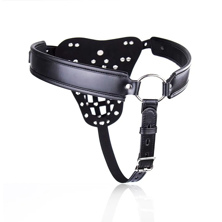Leather Male Masturbation Chastity Underwear Net-style Female Shorts Cosplay Accessories |
