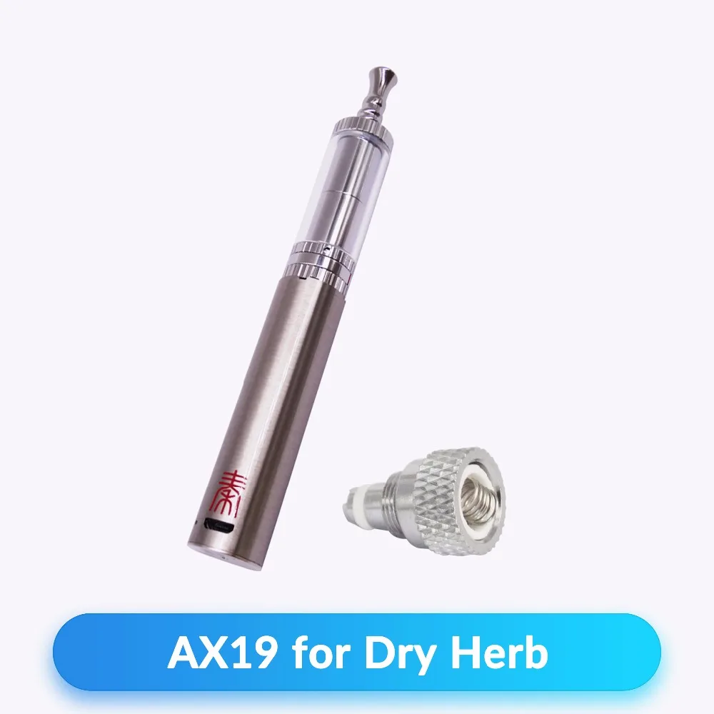 Оригинальный Vapor Storm AX19 сухой травы для сушки табака с 1 0 Ом H1 бак электронной