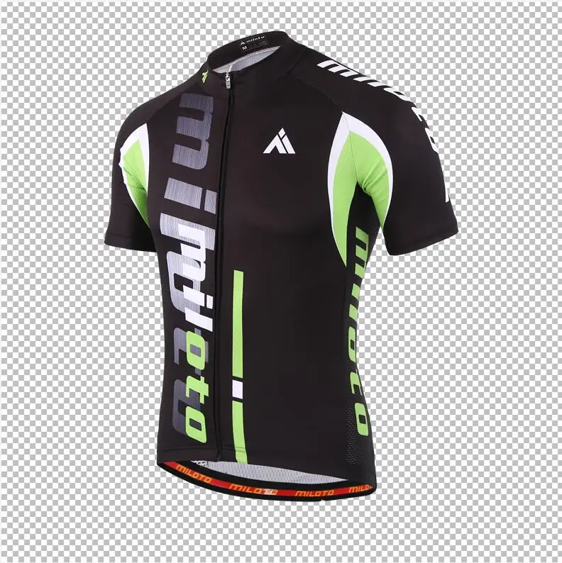 MILOTO Мужская футболка с коротким рукавом для велоспорта Roupa Ciclismo дышащая летняя одежда для езды на горном велосипеде одежда для велоспорта рубашка из Джерси - Цвет: CBJ-M020