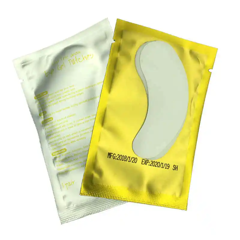 gold 100pcs 100 пар/упак. Бумага пластыри ресниц под глаза подушечками ресницы наращивание ресниц Бумага патчи глаз накладки-наклейки под глаз макияж инструменты - Длина: gold 100pcs