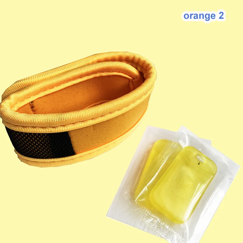 orange 2 С 4 Refill гранулы репеллент полосы комаров убийца взрослых детей лето Комаров Репеллент Браслет Лето комаров убийца - Цвет: orange 2