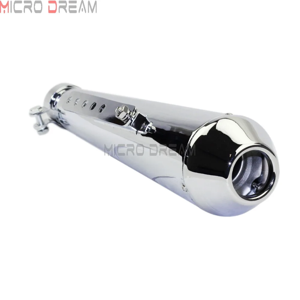 450 мм Φ Exhuast Глушитель Трубы w/DB Killer 1 5/8 &quot&amp 1/2&quot &amp 7/16 &quotUniversal For Harley Cafe Racer Choppers |