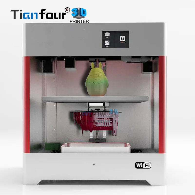 Tianfour Новый 2 в 1 FDM и ЖК-дисплей свет УФ-отверждения 3d принтер высокая точность для