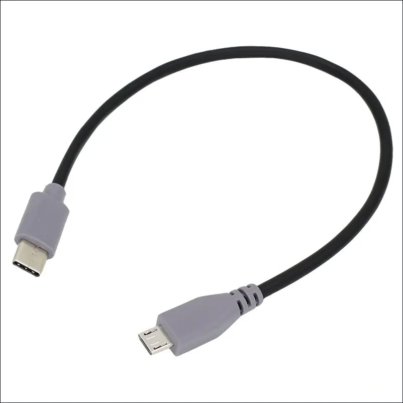 

Кабель Great-Q Type-C к Micro USB с OTG для USB DAC, Samsung S9/S8 Plus Pixel,Huawei, Xiaomi, Meizu, 12 дюймов
