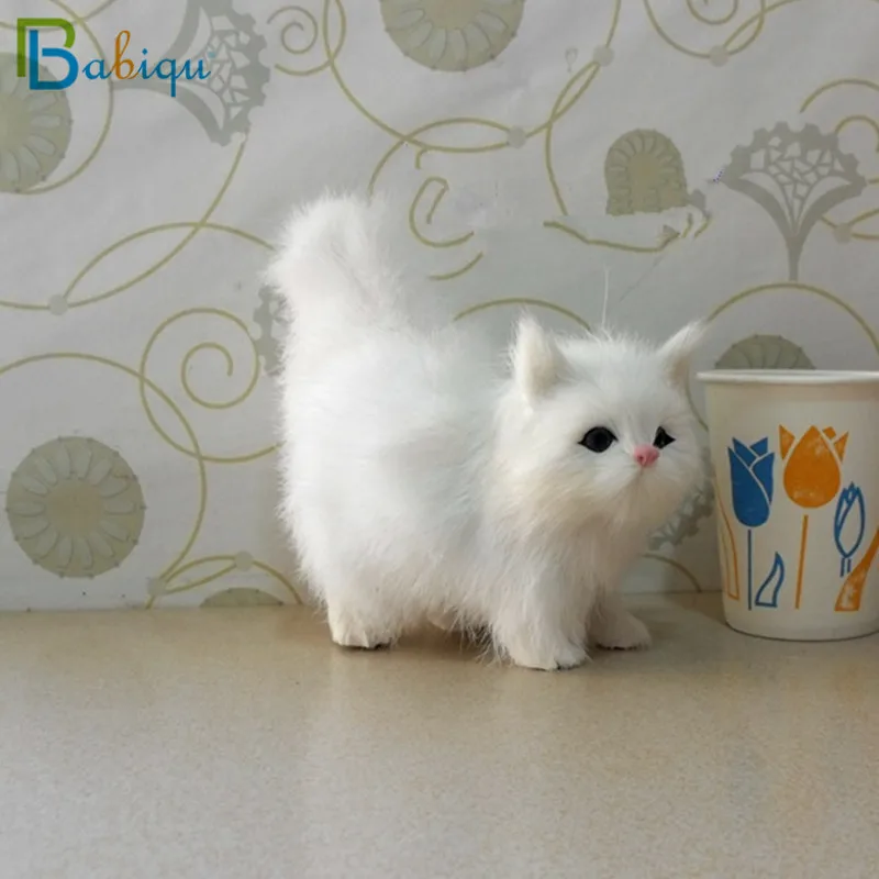 Babiqu супер милая кошка со звуком игрушка плюшевые набитые искусственные
