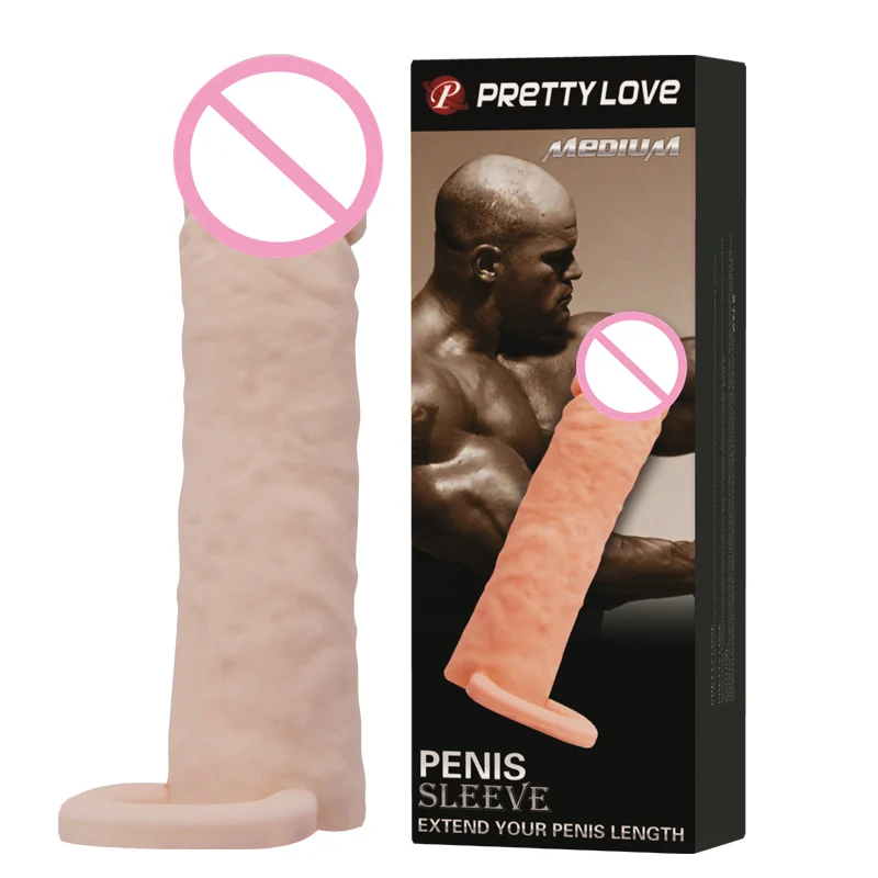 Презерватив мягкий многоразовый с кольцом на пенис 160 х38 мм 4 см|penis sleeve|soft penis