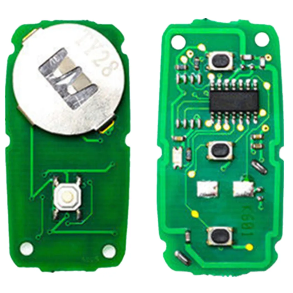 KEYECU 2 шт./лот 3 + 1 кнопки дистанционного ключа Fob для Toyota Camry 2002-2006 Solara 2002-2003 FCC ID: GQ43VT14T