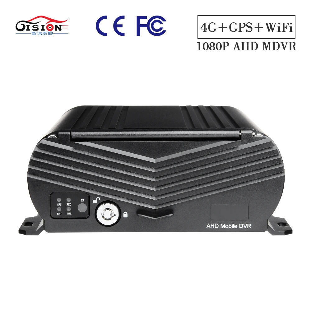 GISION Новый 4CH 1080 P 4 г gps Wi Fi MDVR жесткий диск в режиме реального времени удаленного