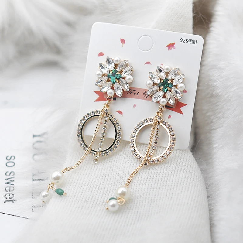 2018 новые милые красный цветок полые сердце любовь большой Серьги для Для женщин