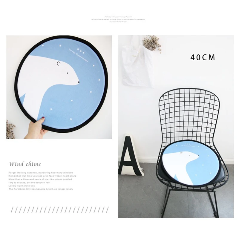 Напольный коврик с медленным восстановлением жизни круглый для двери украшение