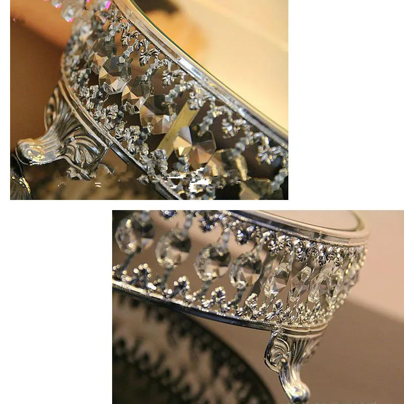 Бесплатная доставка кристаллические шарики подставка для свадебного торта с