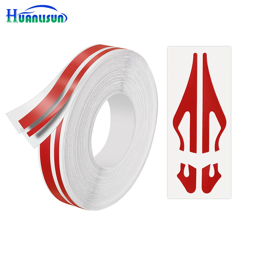 Универсальная наклейка на талию автомобиля HUANLISUN 8 цветов 98 см * 1 (рулон)|line