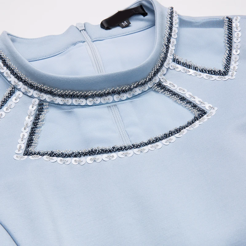 Женское короткое платье с геометрическим узором S/M/L/XL/5XL прозрачное Сетчатое