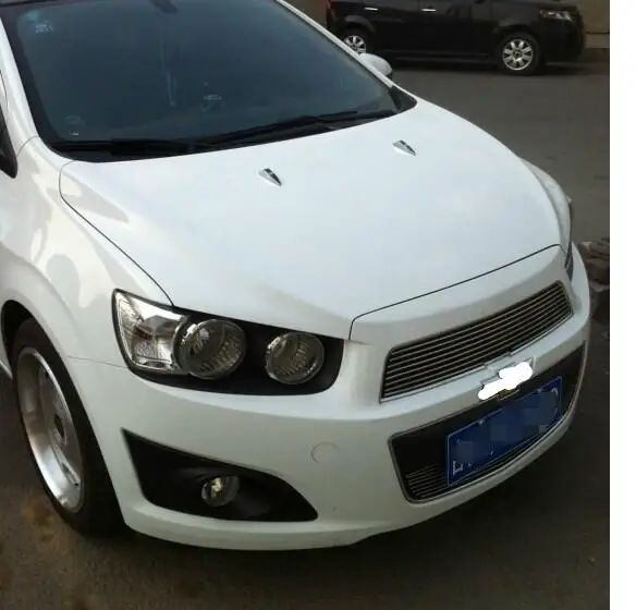 Заготовка решетка гриль Вставки для 2011 2013 Chevy Sonic AVEO 2 шт.|grille insert|aveo grillinsert |