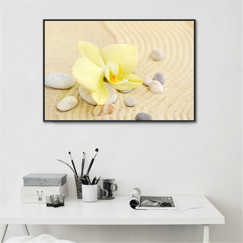 Картина Настенная для гостиной современный декор с HD принтом орхидеи дзен спа
