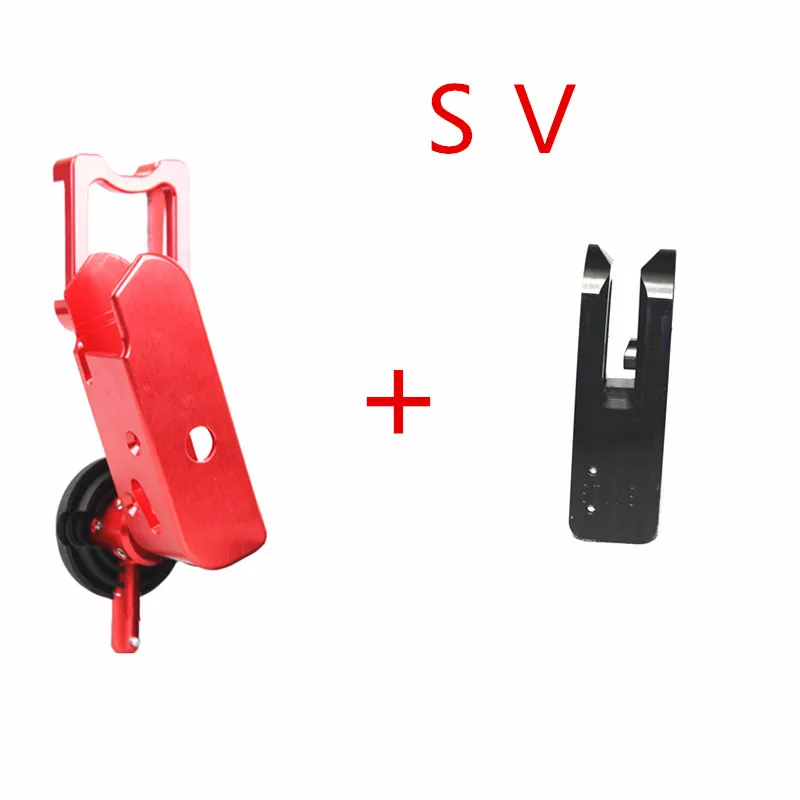 SV RED Горячая TMC IPSC алюминиевая гоночная кобура и блок вставки для: SV, Glock CZ shadow 2 Черный Красный Синий Охота Вечерние - Цвет: SV RED