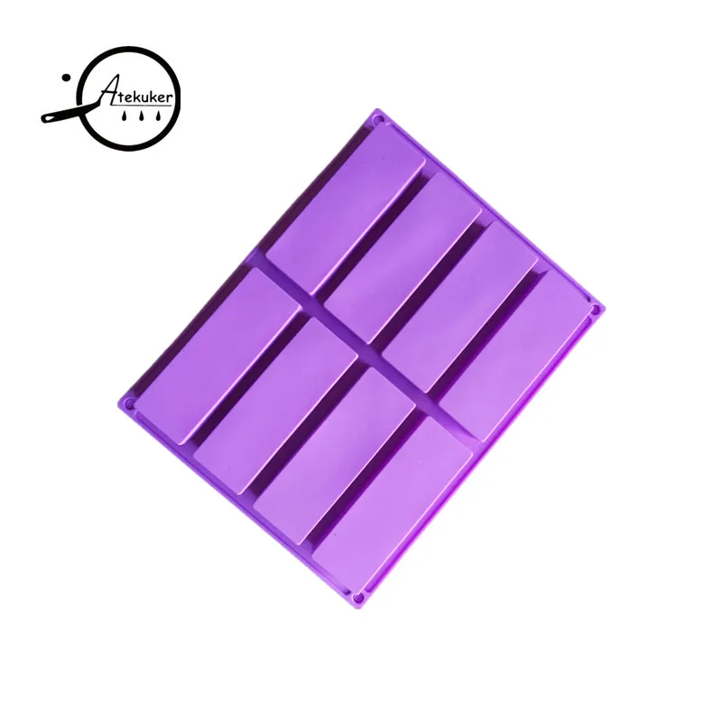 1 шт. Прямоугольная форма силиконовая для мыла создание кубика льда Форма выпечки