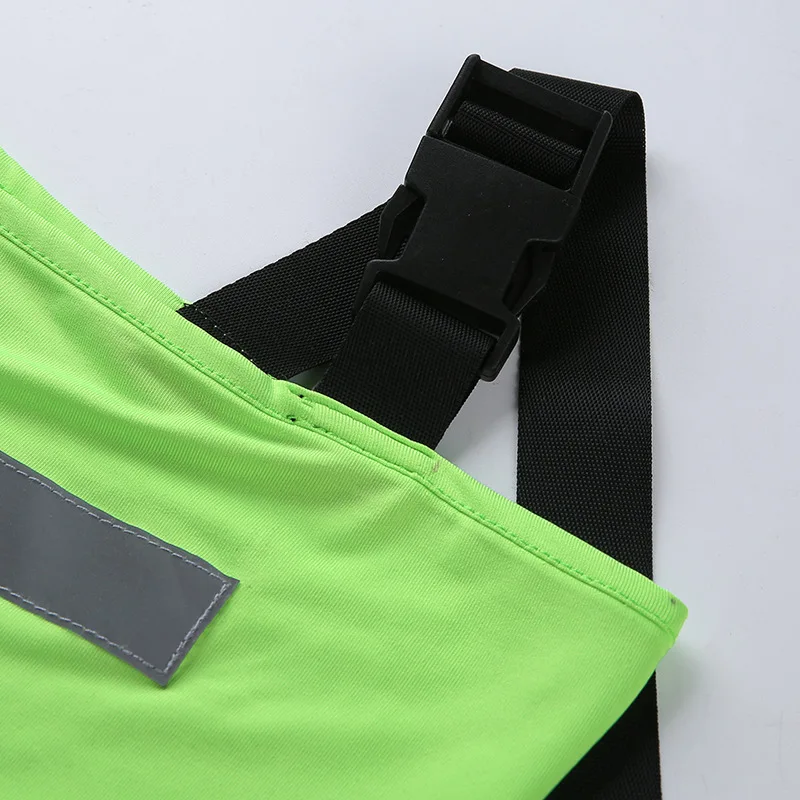 Женский летний светоотражающий неоновый укороченный топ без рукавов с открытой