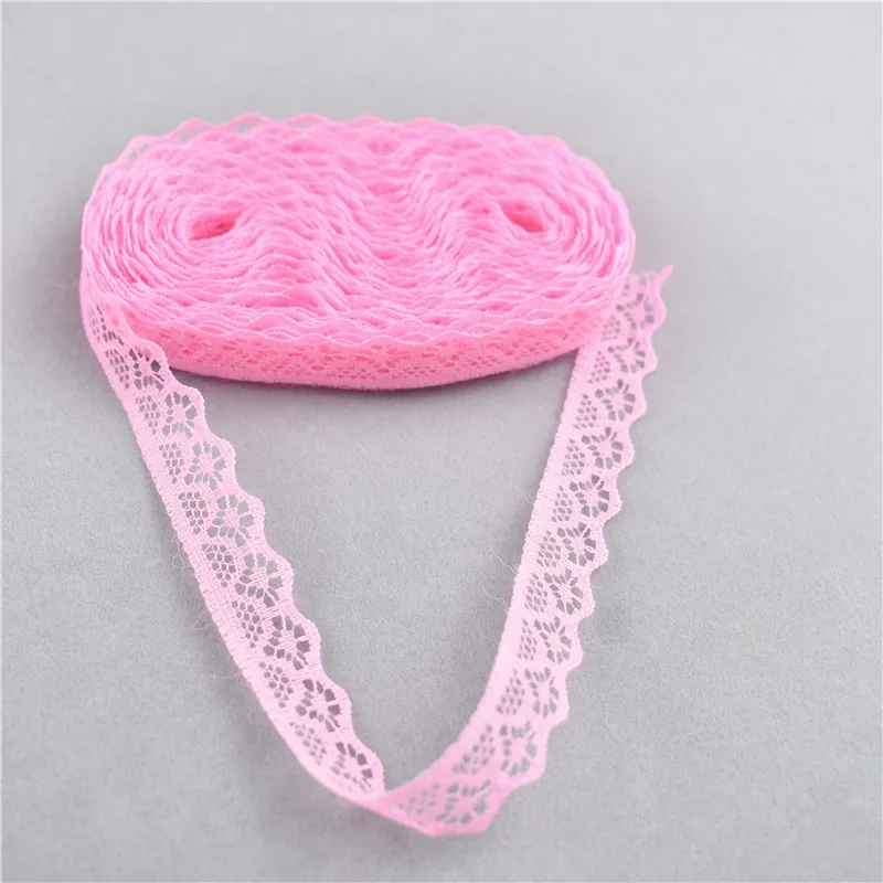 Bright pink Новинка! Африканская кружевная ткань 1,4 см, самодельные Украшения/аксессуары/цветочные аксессуары, свадьба/одежда/кружевная лента подарочная упаковка и т. Д - Цвет: Bright pink