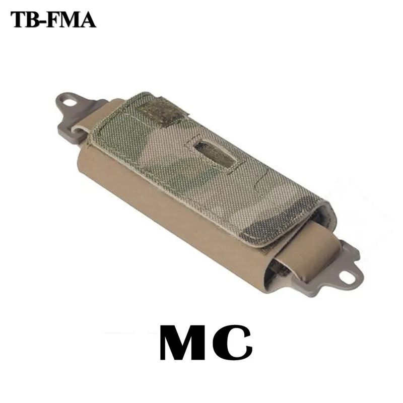 MC TB-FMA Тактический шлем балансировочные сумки Ops-core стиль задний противовес шлем мешок включая 5 квадратных кирпичных блоков соревноваться комплект - Цвет: MC