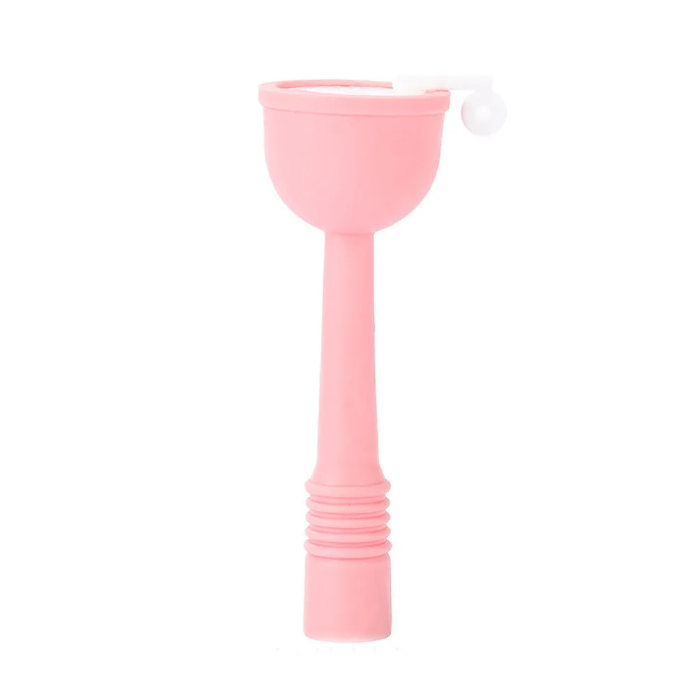 Pink Смеситель для кухни для ванны душ анти фильтр брызг кран водосберегающее устройство насадка для душа пластиковые аксессуары для ванной комнаты - Цвет: Pink