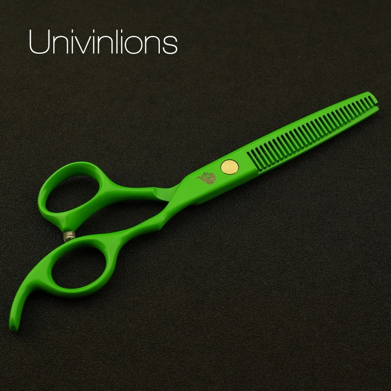 6 &quotс бесплатным подарком Горячая Распродажа Зеленый ножницы парикмахерские для