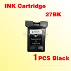 1 Черный чернильный картридж, совместимый с принтером 27 для принтера 27 Deskjet 3320 3325 3420 3535 3550 3650 3744