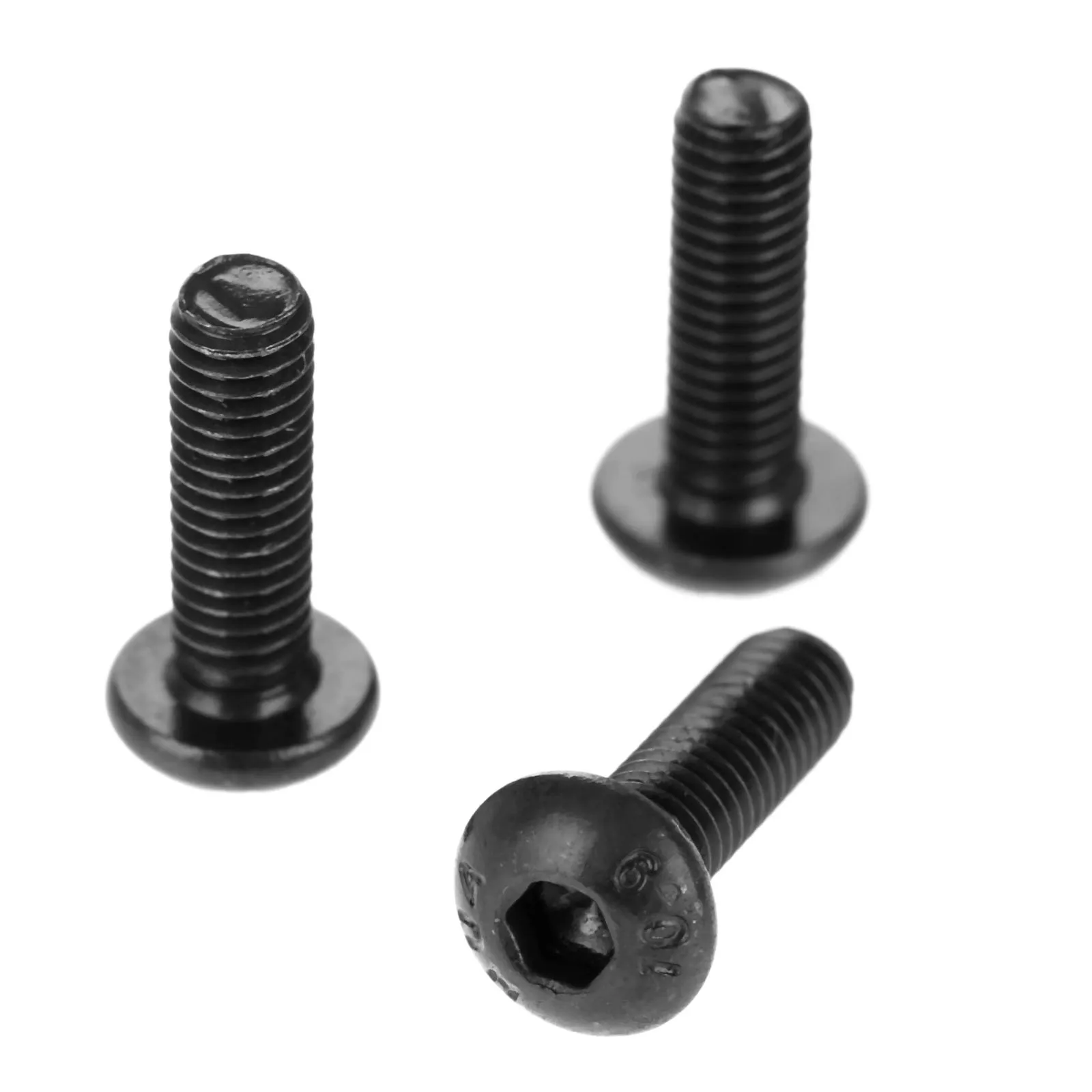 

50Pcs M3 Alloy Steel Screws Hex Socket Round Head Cap Black Screw Furniture Fastener Bolt M3 * 6mm/8mm/10mm/12mm/16mm/20mm/30mm