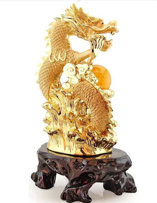 Фен шуй деловые подарки новоселье хороший Драконий офисный кассовый Декор|decorative