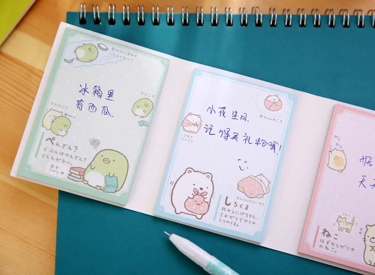 Милый блокнот для заметок Sumikko Gurashi, Новое поступление, N Times, блокнот для заметок, школьные принадлежности, творческие подарки для детей