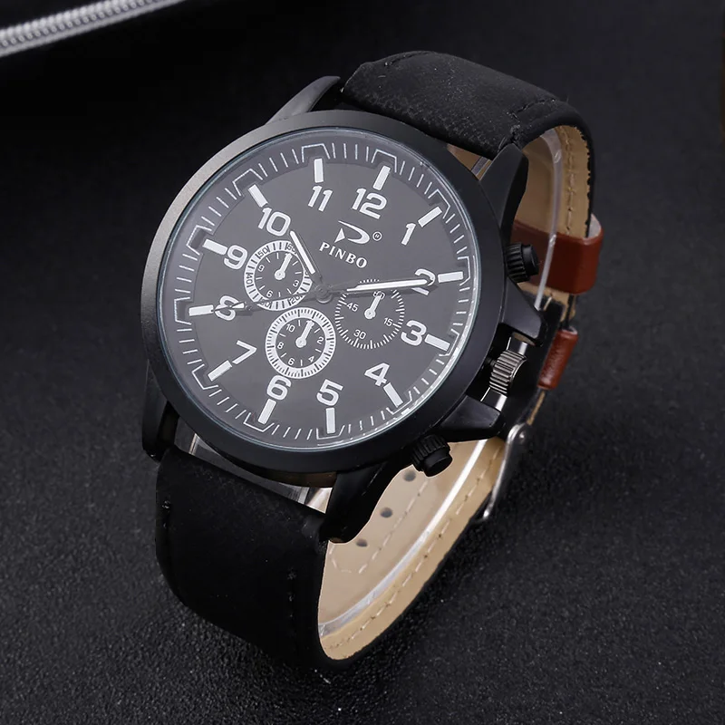 Часы наручные PINBO мужские/женские кварцевые в стиле милитари повседневные