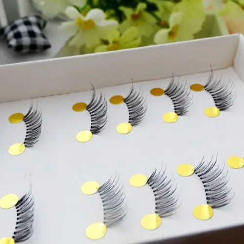 10 пар мини накладные ресницы для макияжа натуральные инструменты