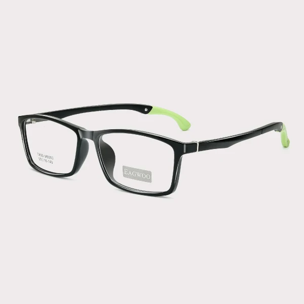 Black Green TR спортивные очки, полная оправа, оптическая оправа, очки по рецепту, регулируемые дужки, очки для вождения, фитнес-очки, 6003 - Цвет оправы: Black Green