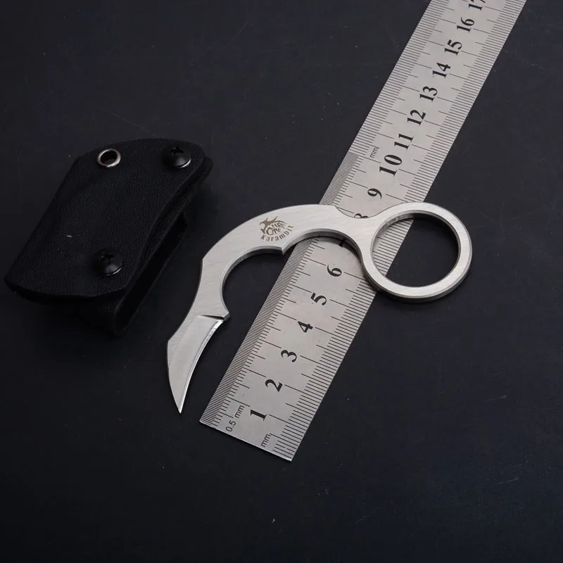 Hysenss маленький нож-Коготь Karambit D2 стальной Тактический походный охотничий карманный нож для выживания Инструменты для повседневного использования для шеи спасательный нож