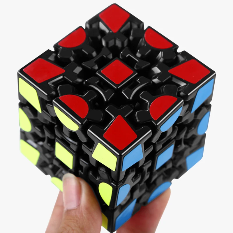 Креативный магический куб с зубчатой передачей 3x3x3, 5,6 см, профессиональный Гладкий скоростной крученый магический куб, странные-шаеп грар, наклейки в форме куба для детей, игрушка в подарок