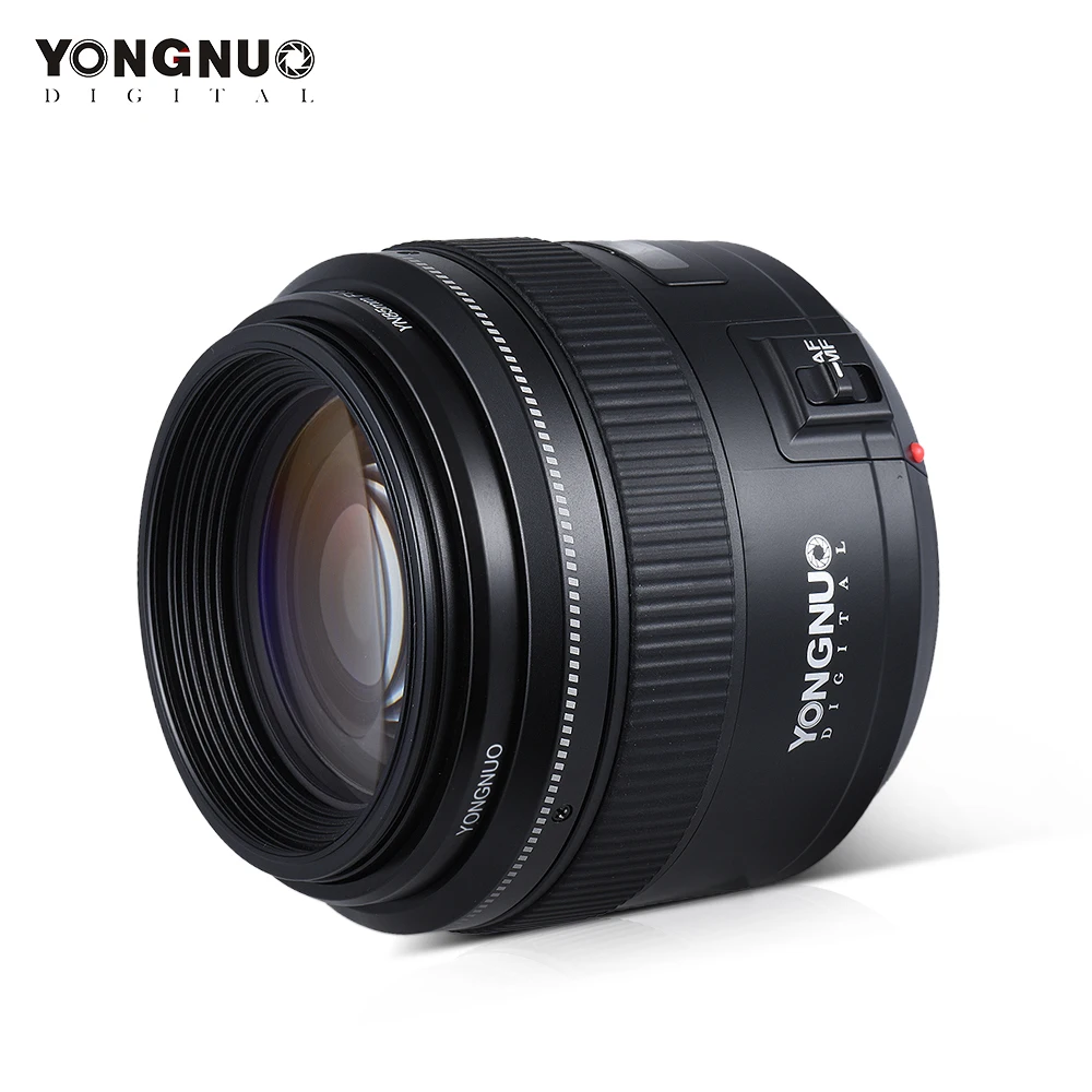 YONGNUO yn85mm F1.8 AF/MF Стандартный Средний телефото объектив с фиксированным фокусным