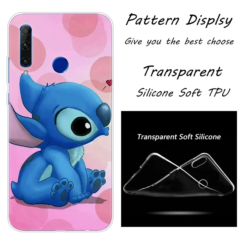001 Модный милый мягкий силиконовый чехол для телефона huawei Honor 20 20i 10 9 8 Lite 8X 8C 8A 8S 7S 7A Pro View 20 - Цвет: 001